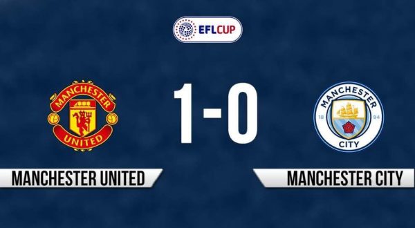 Skor akhir kemenangan MU