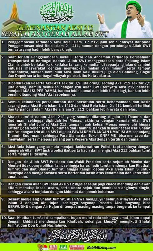 Pernyataan Habib Rizieq Syihab